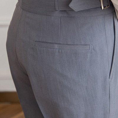 Heren high waisted tailored trousers