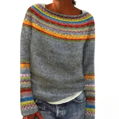 Dames Trui Met Ronde Hals