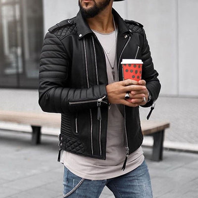 Heren Leren Jas Urban Edge Stijl