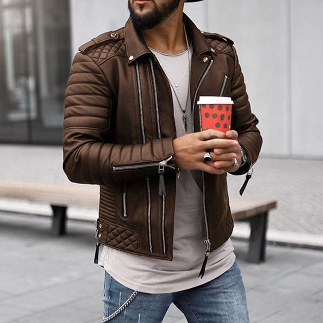Heren Leren Jas Urban Edge Stijl