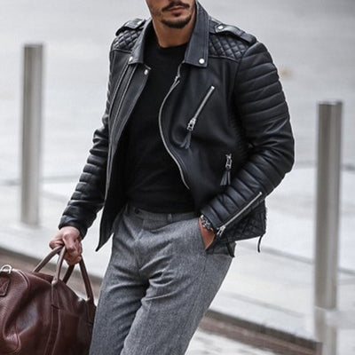 Heren Leren Jas Urban Edge Stijl