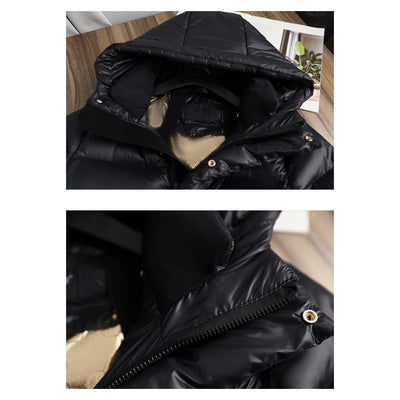 Dames down winter jacket waterproof