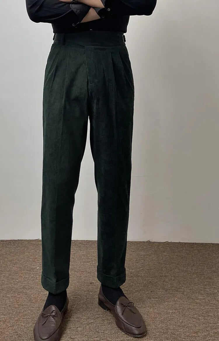 Heren Corduroy Broek Elegant