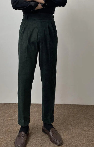 Heren Corduroy Broek Elegant