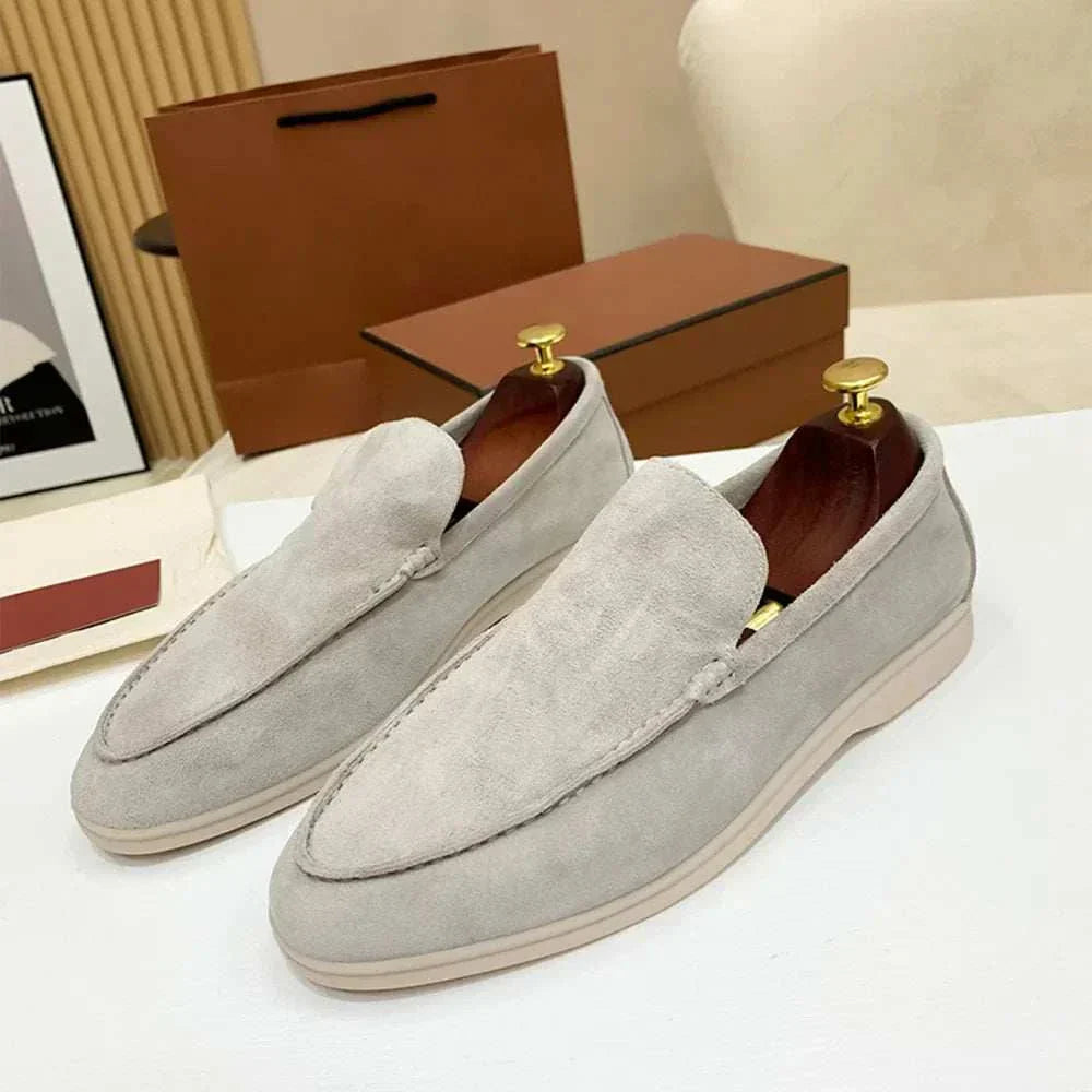 Heren Loafers Elegant Suède