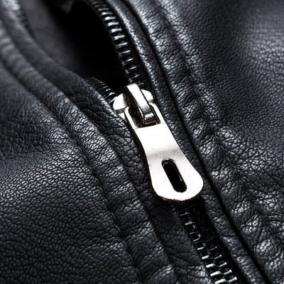 Heren Winter Leren Jas Casual Stijl
