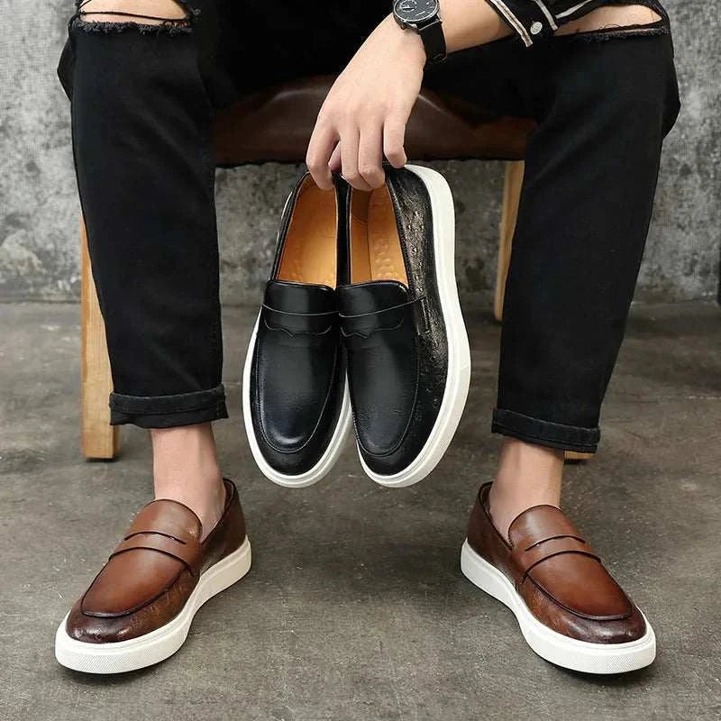 Heren Casual Loafers in Britse Stijl