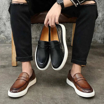 Heren Casual Loafers in Britse Stijl