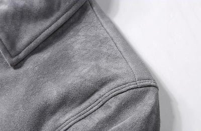 Heren Suède Jas Casual Elegant