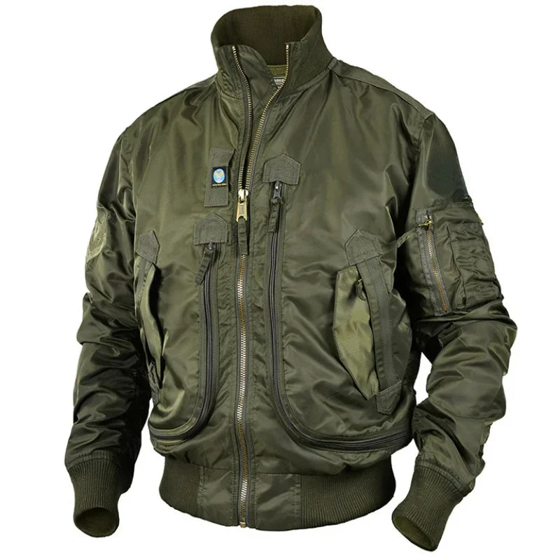 Heren MA-1 Tactical Jacket Functioneel Veelzijdig