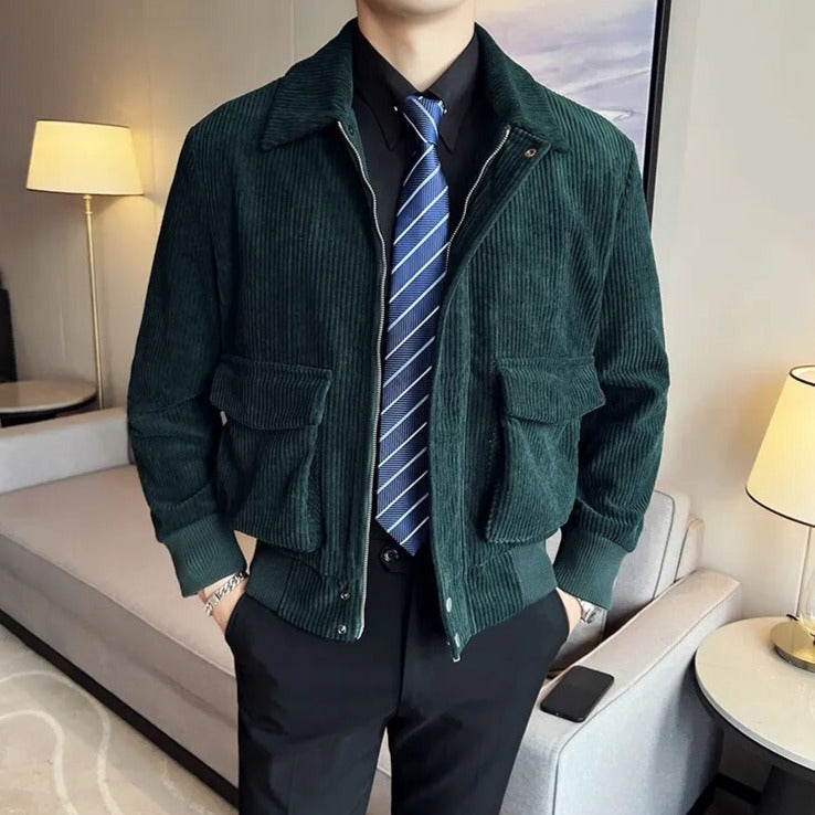 Heren Corduroy Casual Jas