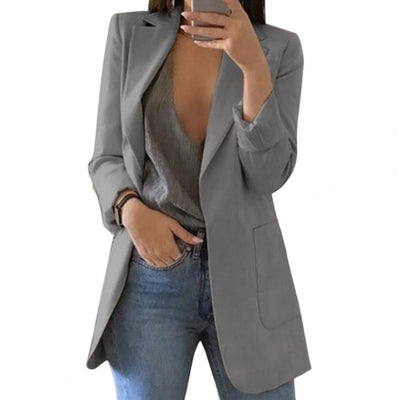 Dames blazer met elegante pasvorm