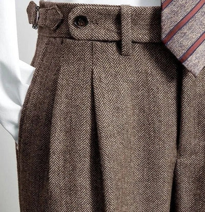 Heren Elegante Broek met Tijdloze Stijl