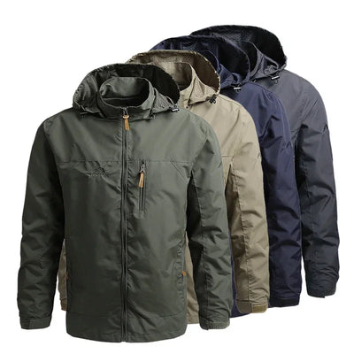 Heren Waterdichte Hooded Jacket Outdoor Essential