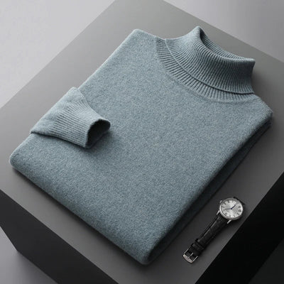Heren wollen turtleneck premium kwaliteit