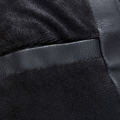 Heren Winter Leren Jas Casual Stijl