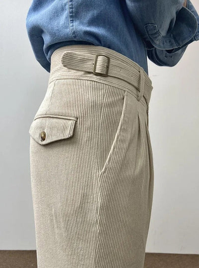 Heren Corduroy Broek Elegant