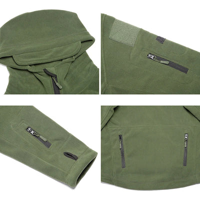 Heren Fleecejack met Tactisch Design