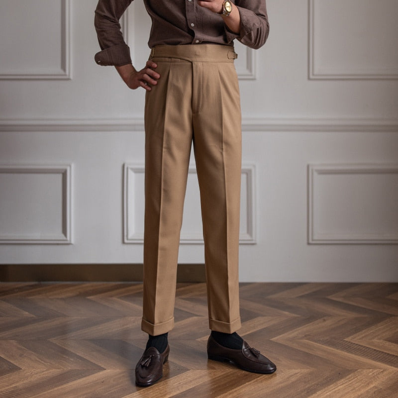 Heren Zakelijke Broek Slim Fit