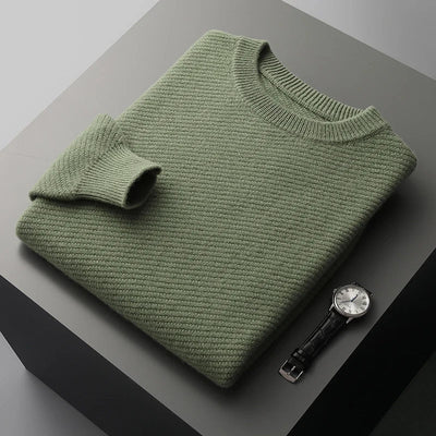 Heren wollen crew neck premium kwaliteit