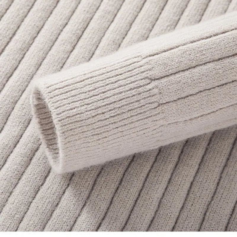 Heren half zip trui premium katoen