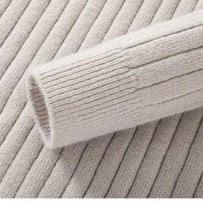 Heren half zip trui premium katoen