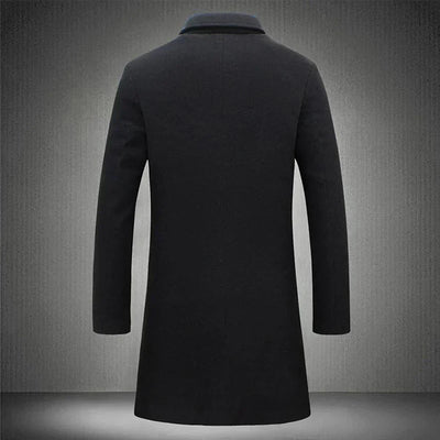 Heren klassieke overcoat tailored fit