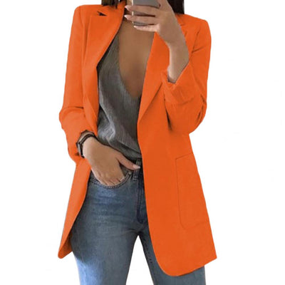Dames blazer met elegante pasvorm