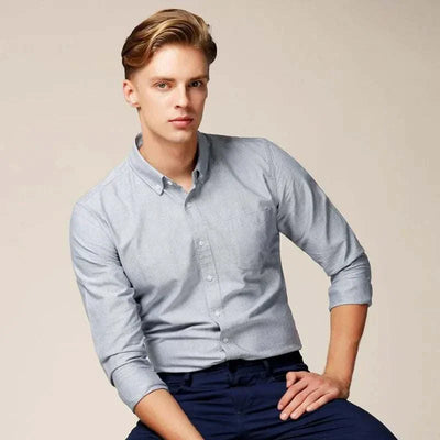 Heren Slim Fit Business Overhemd