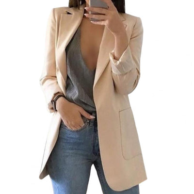 Dames blazer met elegante pasvorm