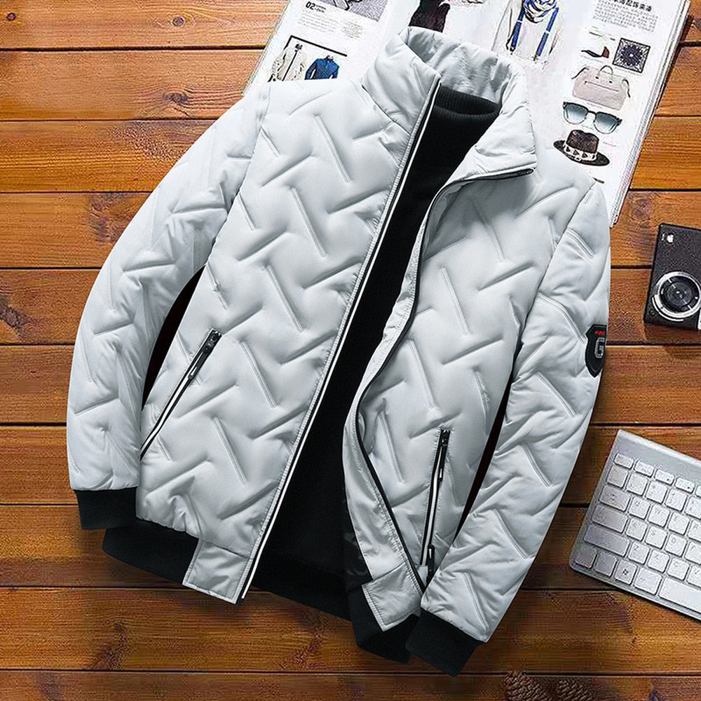 Heren Bomber Winterjas Warm
