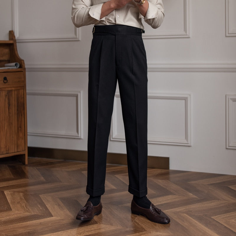 Heren Zakelijke Broek Slim Fit