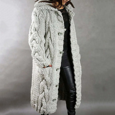 Dames Oversized Cardigan Met Kabel