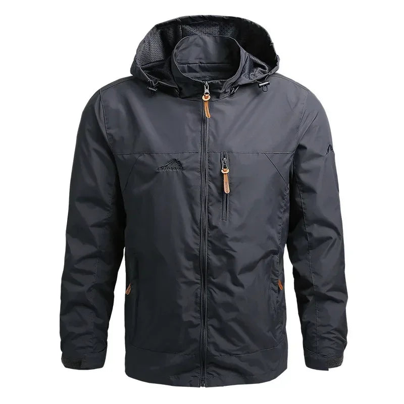 Heren Waterdichte Hooded Jacket Outdoor Essential