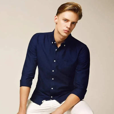 Heren Slim Fit Business Overhemd