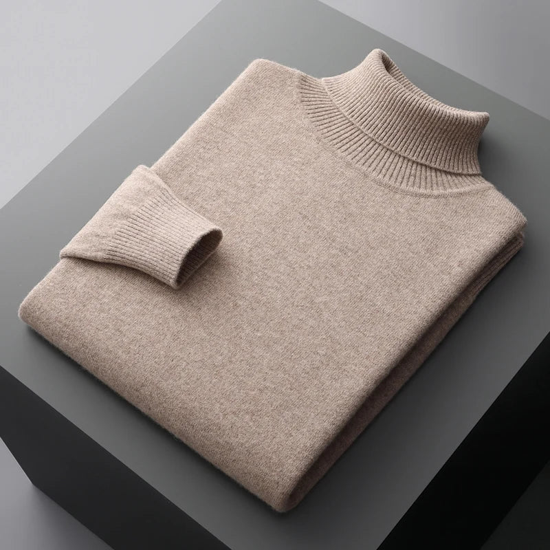 Heren wollen turtleneck premium kwaliteit
