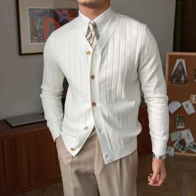 Heren Elegante Cardigan Regular Fit