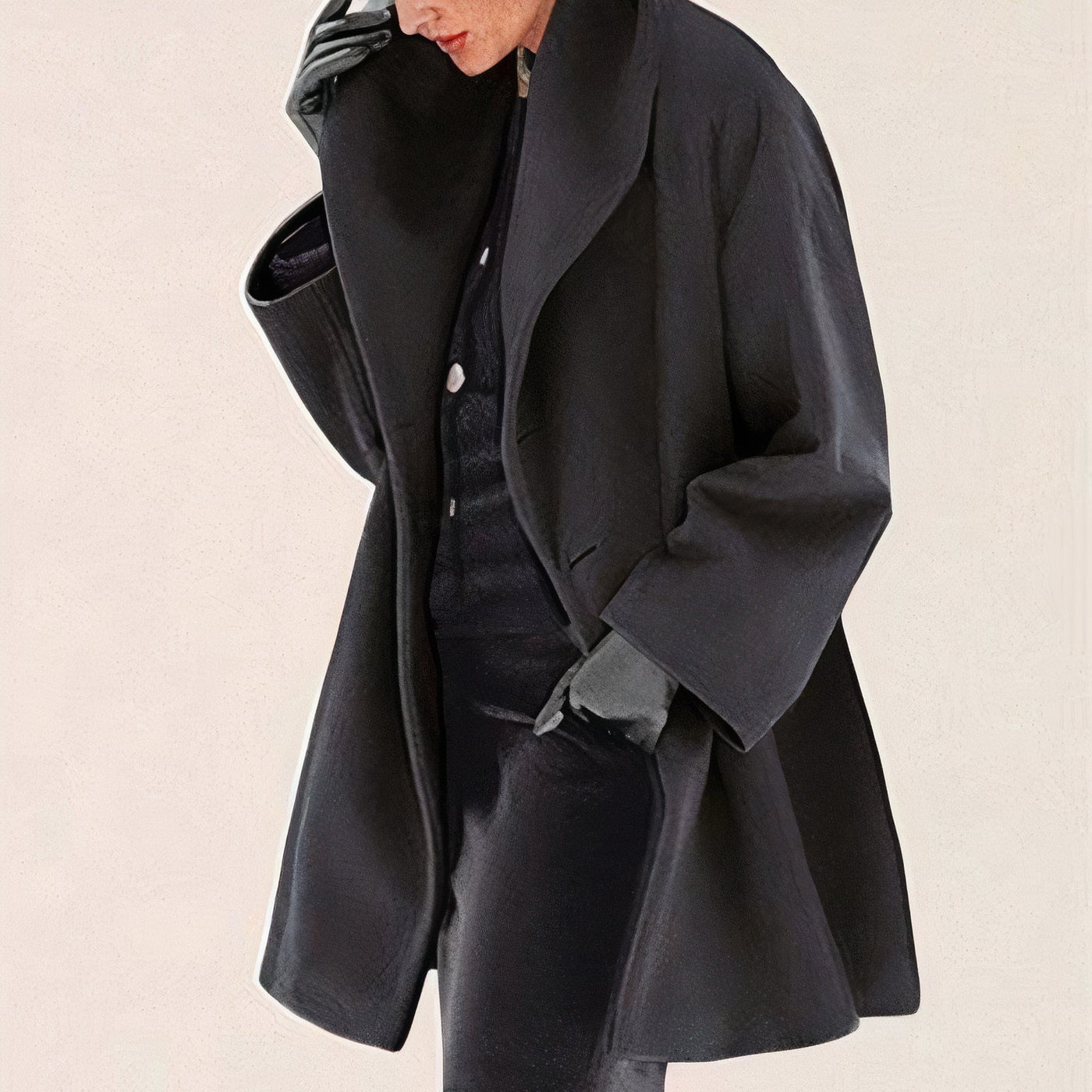 Dames Capuchon Winterjas Midi