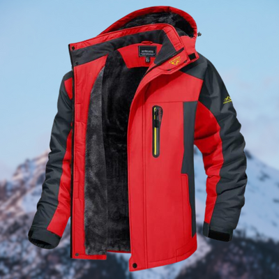 Heren winterjas waterafstotend warm design