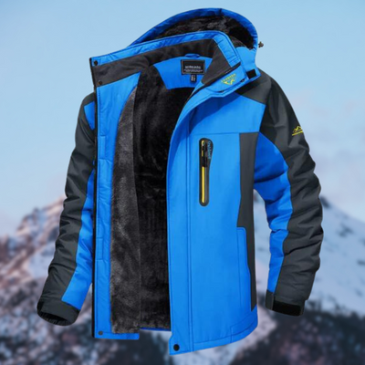 Heren winterjas waterafstotend warm design