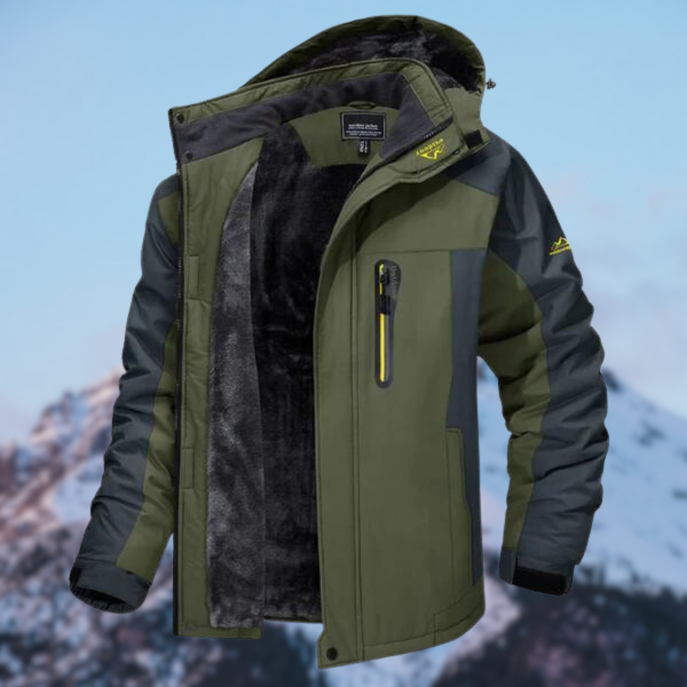Heren winterjas waterafstotend warm design