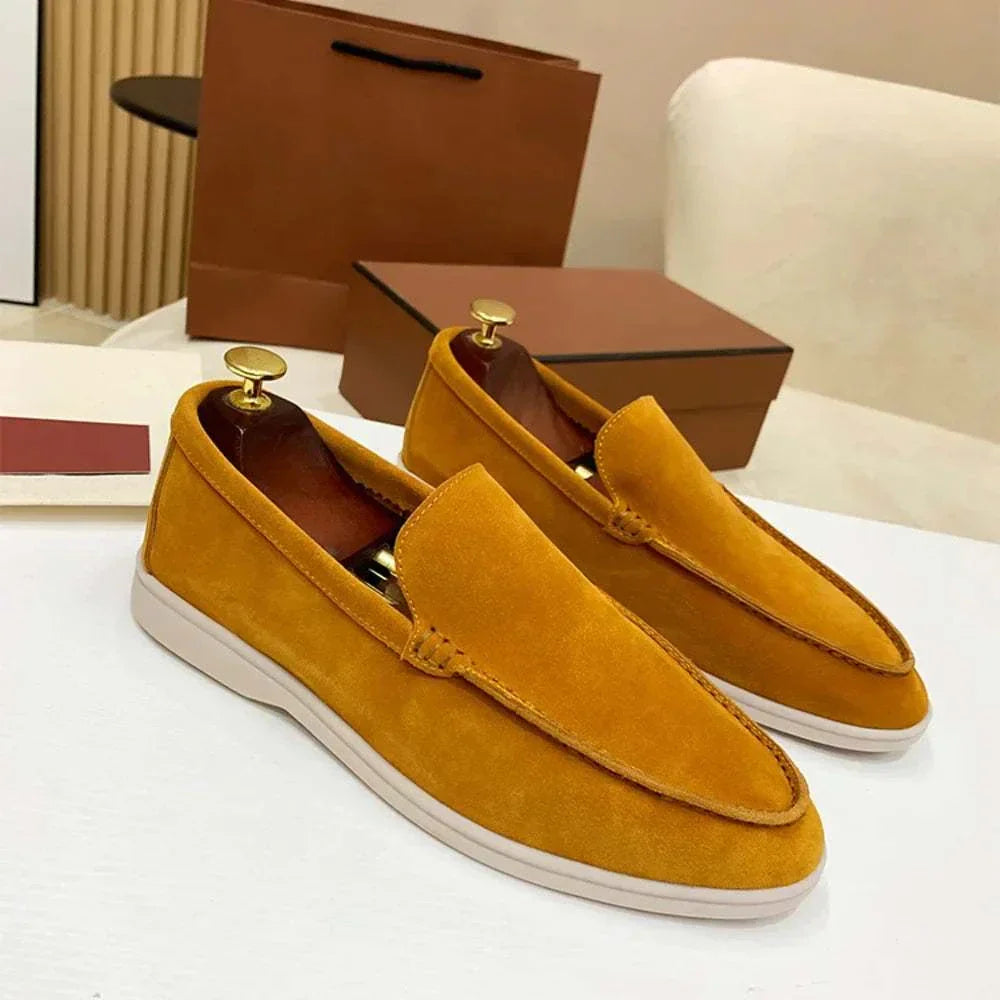 Heren Loafers Elegant Suède