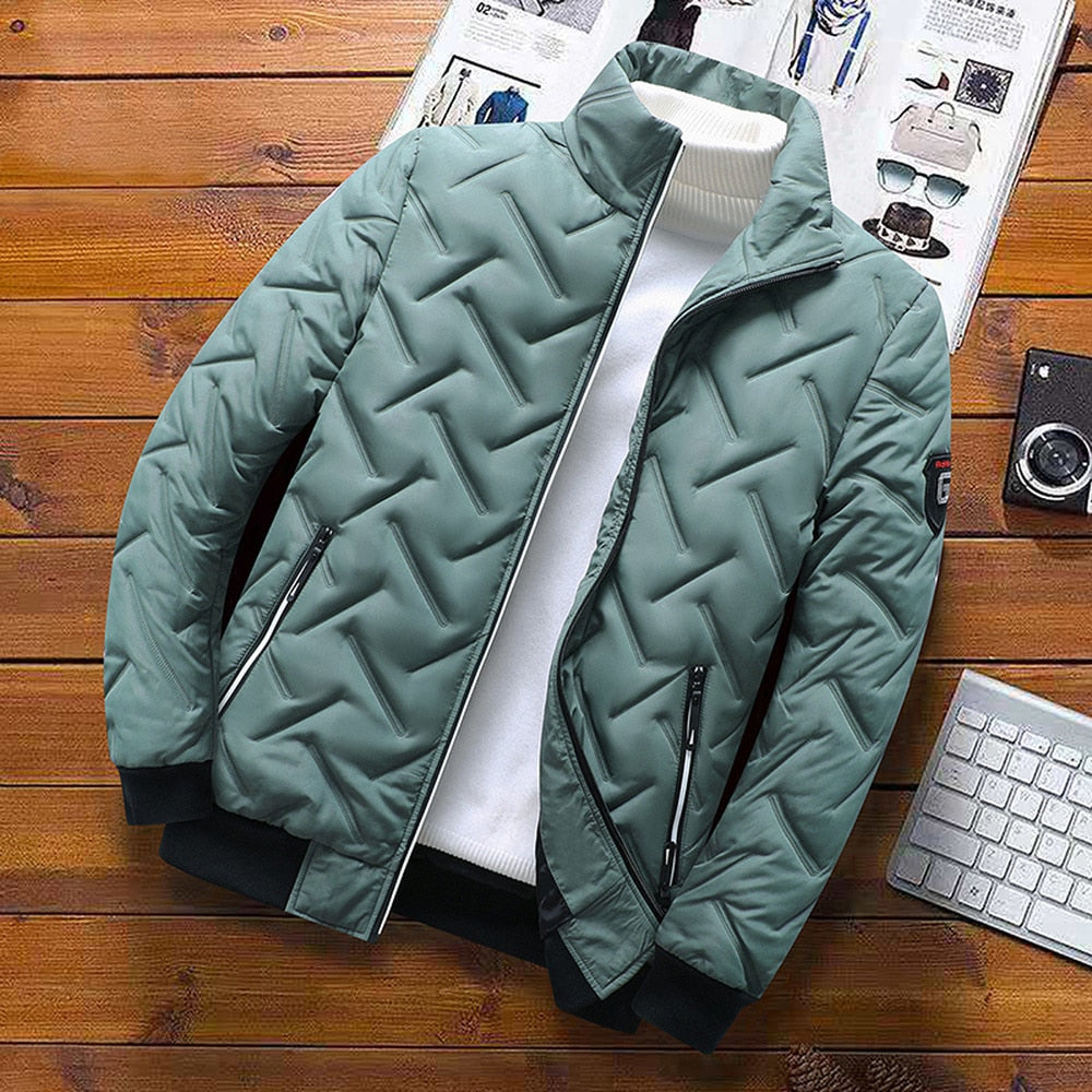 Heren Bomber Winterjas Warm