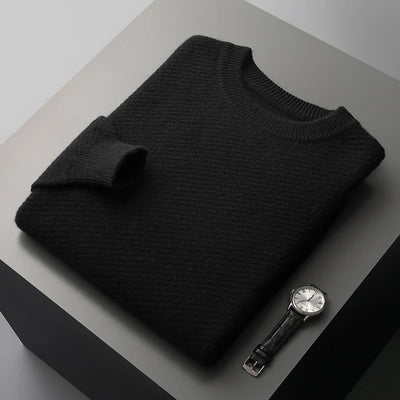 Heren wollen crew neck premium kwaliteit