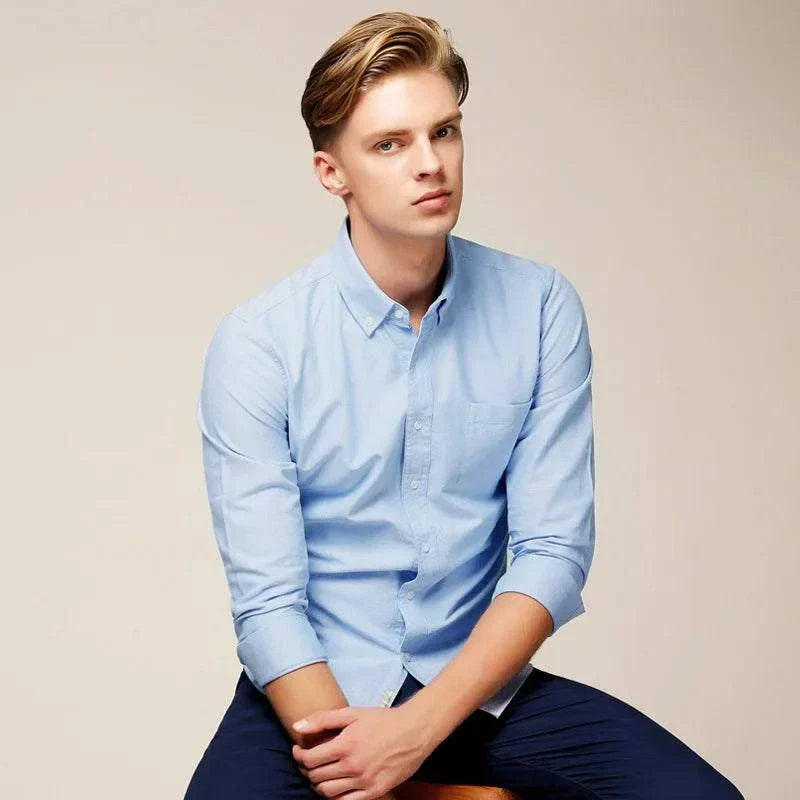 Heren Slim Fit Business Overhemd