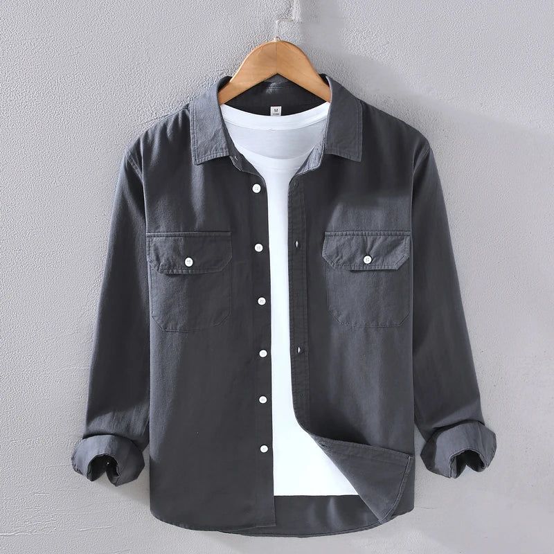 Heren Lange Mouwen Casual Jas