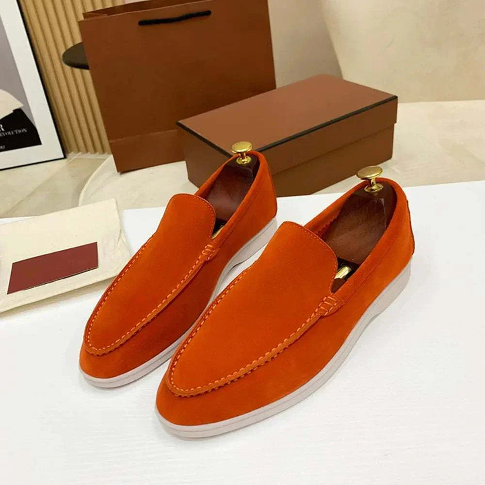 Heren Loafers Elegant Suède