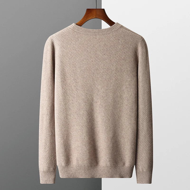 Heren wollen crew neck premium kwaliteit