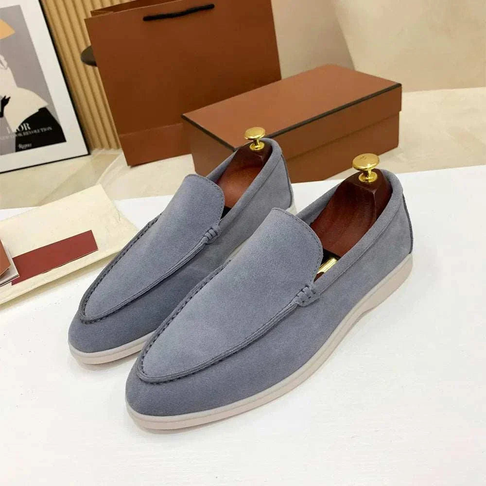 Heren Loafers Elegant Suède