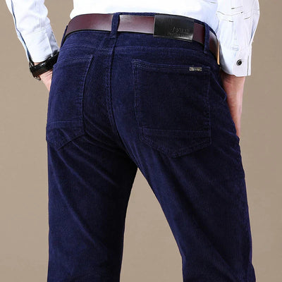 Heren Elastische Corduroy Broek